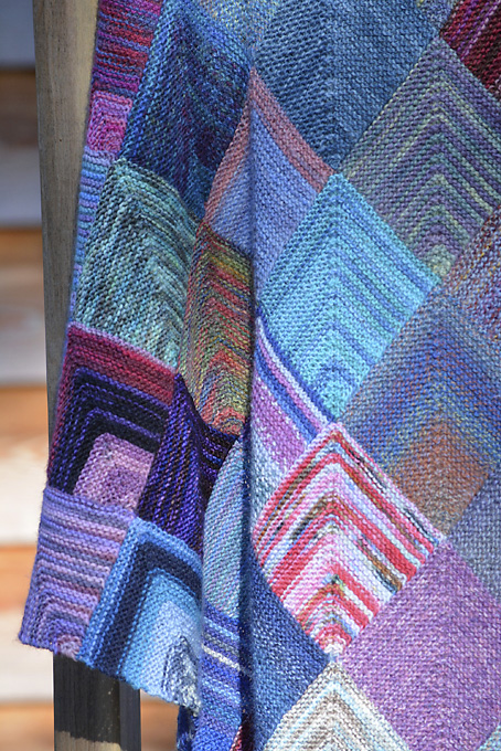 How to Knit a Mitred Square Blanket