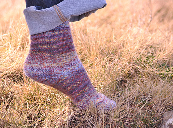 Heather Socks Featuring Strong Heel