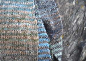 Noro Ribbed Striped Scarf