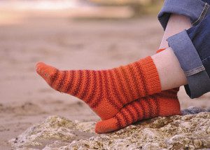Orange Rainbow Socks