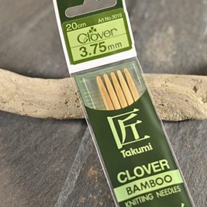 Clover Bamboo DPNs 20cm 3.75mm