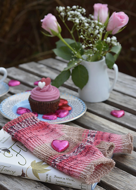 Valentine Fingerless Mitts