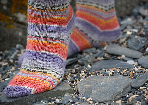 Sweet & Spicy 3 Saffron Socks