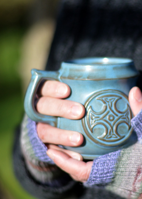 Opal Schafepate Fingerless Mitts