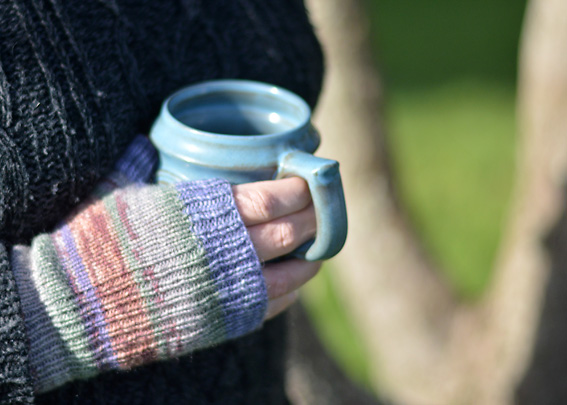 Opal Schafepate Fingerless Mitts