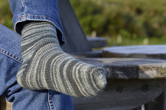 New Warm and Soft Hand Knit Socks 8.5 inches length