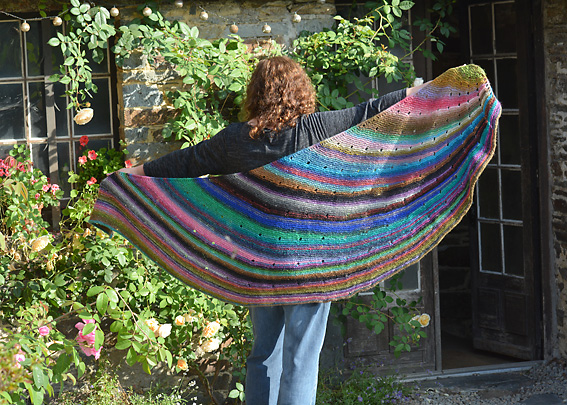 Noro Dotted Ray Shawl