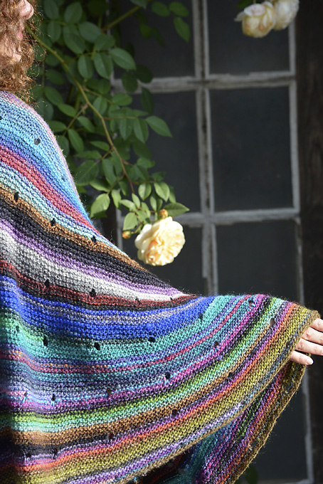 Noro Dotted Ray Shawl