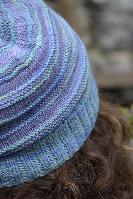 Purple Ripples Hat