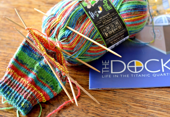 Sock Knitting at The Dock WWKIPD 2017