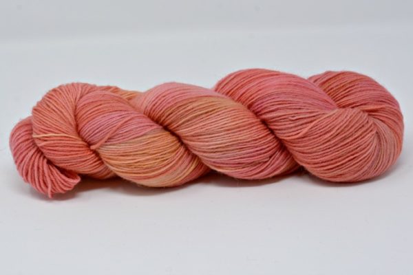 Pink Flamingo Opal Sock Yarn Hand Dyed