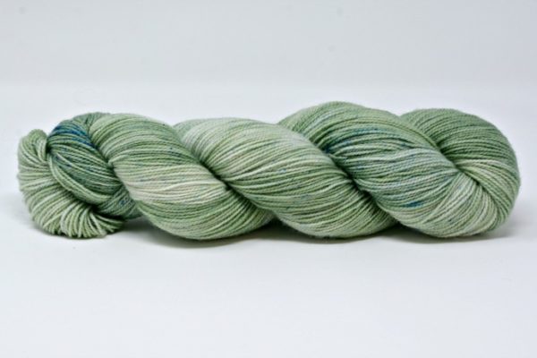 Bamboo Leaf Hand Dyed BFL Sock Yarn