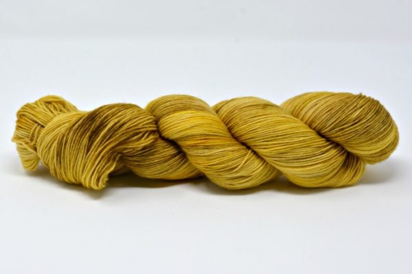 Gold Bullion Hand Dyed Sock Yarn New