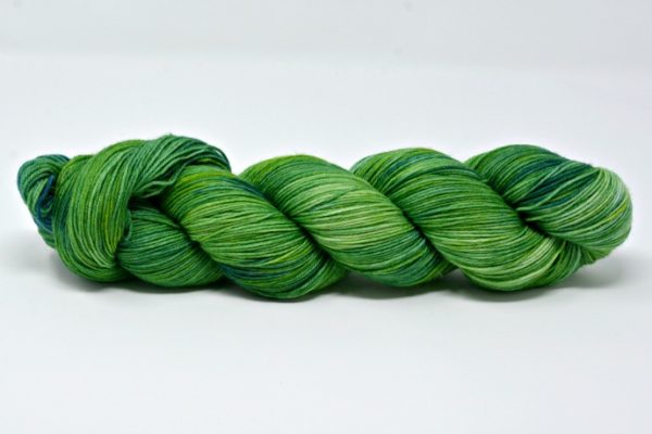 Green Juice Hand Dyed Sock Yarn New