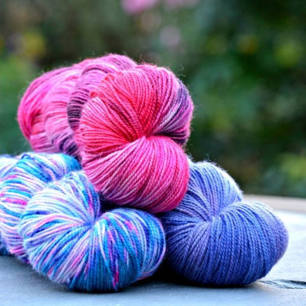 Hand Dyed BFL Sock Yarn