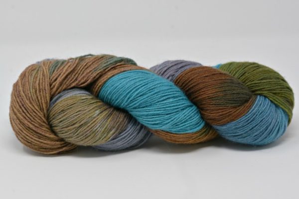 Peacock Pourri Opal Sock Yarn Hand Dyed