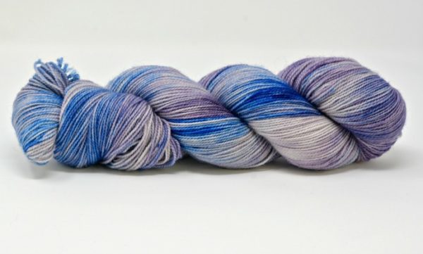 Violet Wish Hand Dyed BFL Sock Yarn