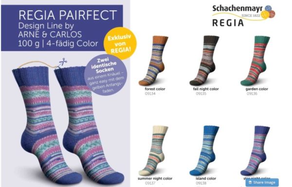 Regia Pairfect Sock Yarn Arne & Carlos