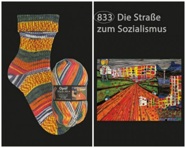 Opal Hundertwasser Sock Yarn 1430 The Road to Socialism