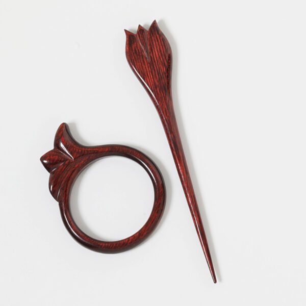 Shawl Pins & Shawl Stick with Brooch - Image 4