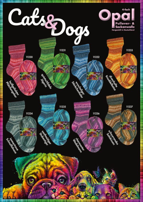 Opal Cats & Dogs Sock Yarn