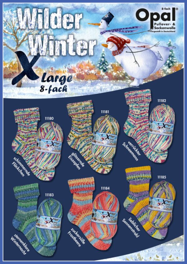 Opal Wilder Winter X-Large 8ply