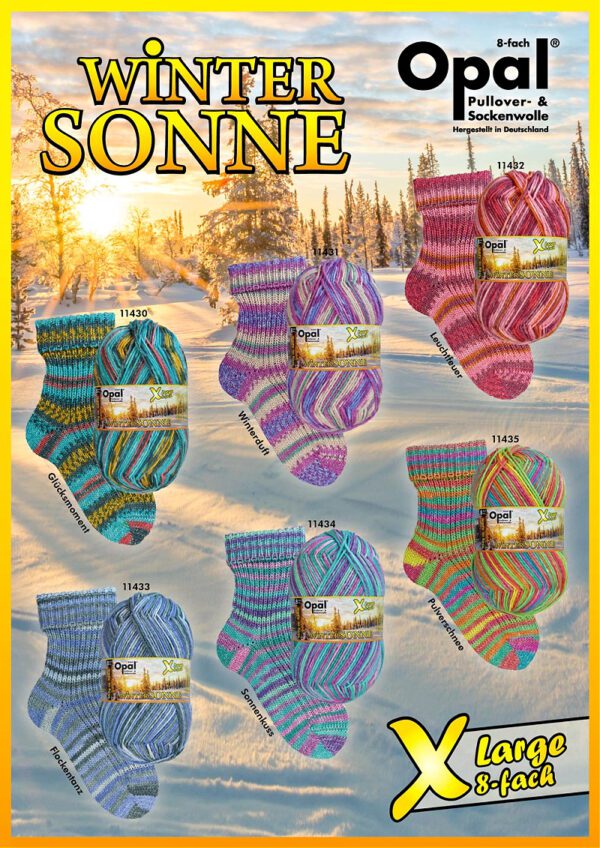 Opal Winter's Sun X-Large 8ply