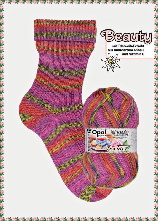 Opal Beauty Tea Time 4ply - Image 2