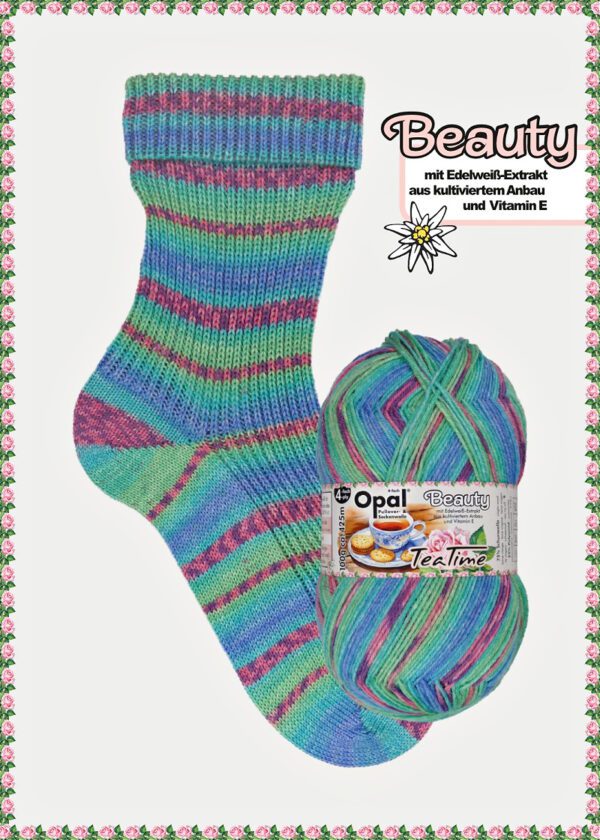 Opal Beauty Tea Time 4ply - Image 7