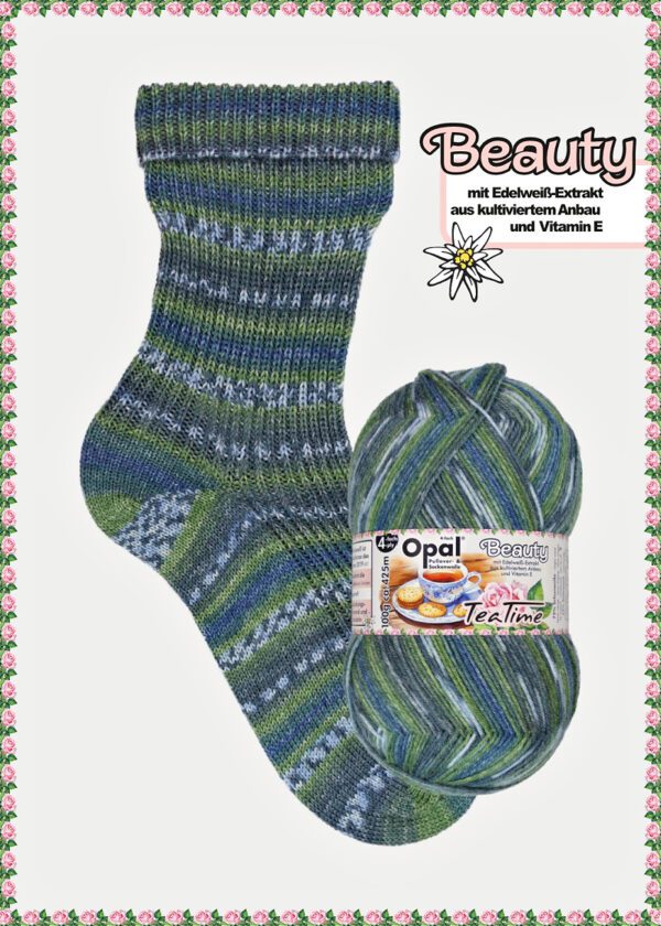 Opal Beauty Tea Time 4ply - Image 6