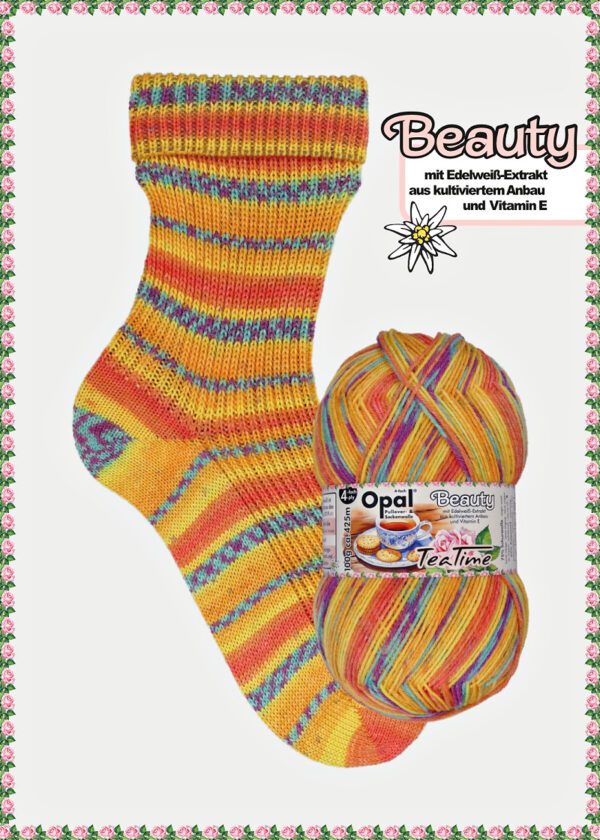 Opal Beauty Tea Time 4ply - Image 5
