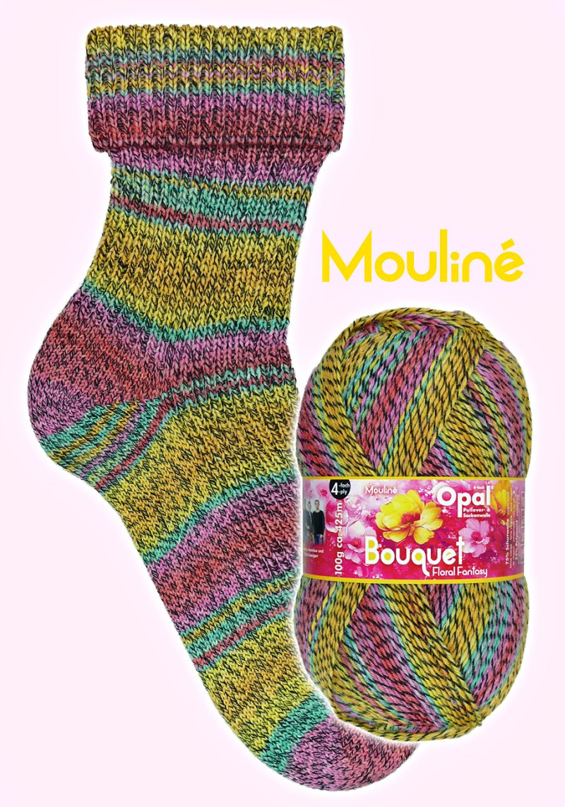Opal Bouquet Mouline 4ply - Image 5